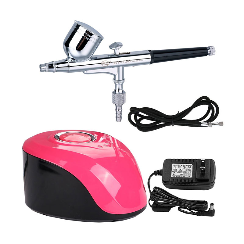 Airbrush Machine Body Tattoo Mini Spray Makeup Pistolet Zestaw pędzla powietrznego